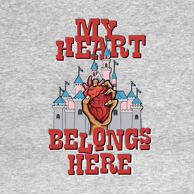 My heart belongs here (Land) by EnchantedTikiTees